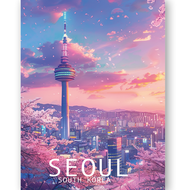 SEOUL - Bilderfolie für LED Rahmen