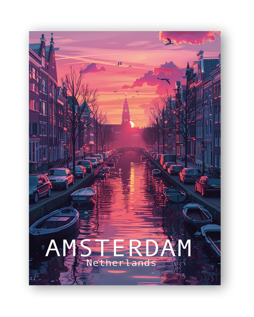 AMSTERDAM - Bilderfolie für LED Rahmen