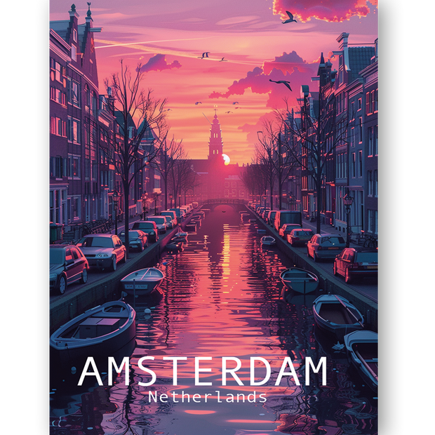 AMSTERDAM - Bilderfolie für LED Rahmen