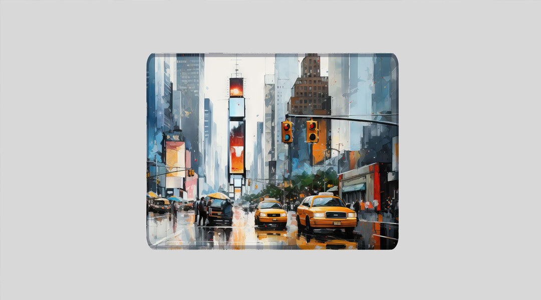 NEW YORK OIL PAINTING #3 - City Design - XXL Gaming Mauspad