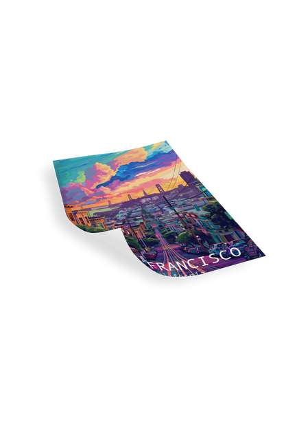 SAN FRANCISCO - Bilderfolie für LED Rahmen