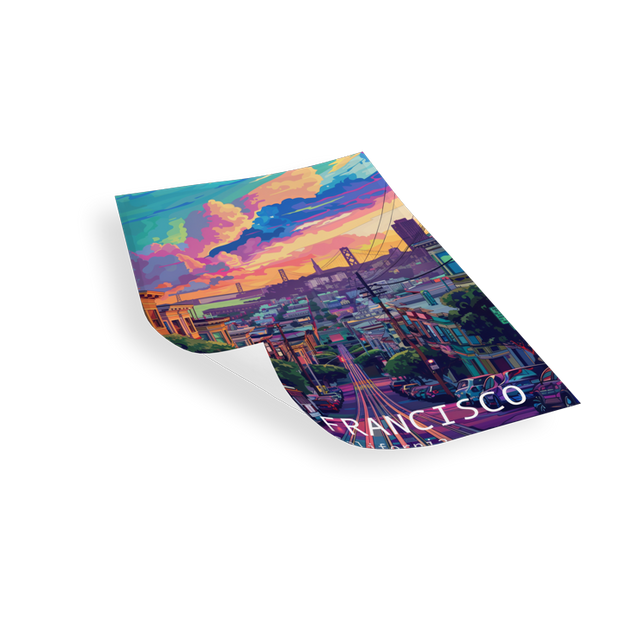 SAN FRANCISCO - Bilderfolie für LED Rahmen