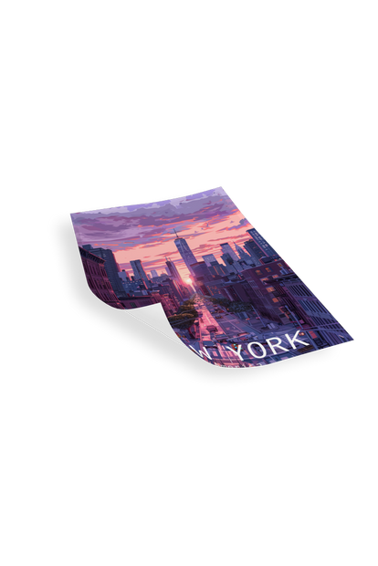 NEW YORK - Bilderfolie für LED Rahmen