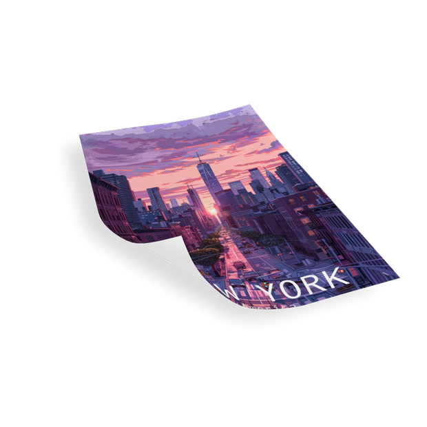 NEW YORK - Bilderfolie für LED Rahmen