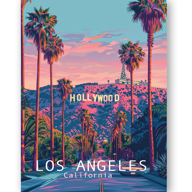 LOS ANGELES - Bilderfolie für LED Rahmen