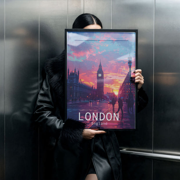 LONDON - Deskyou Poster