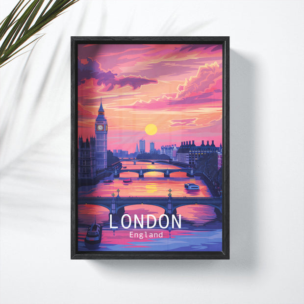 LONDON THEMSE - Deskyou Poster