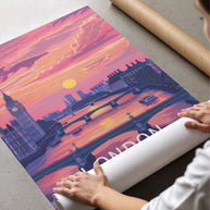 LONDON THEMSE - Deskyou Poster