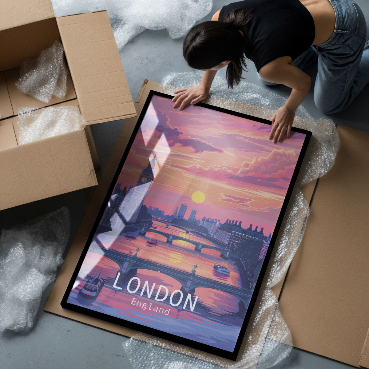 LONDON THEMSE - Deskyou Poster