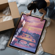 LONDON THEMSE - Deskyou Poster