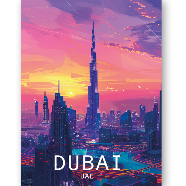 DUBAI - Bilderfolie für LED Rahmen