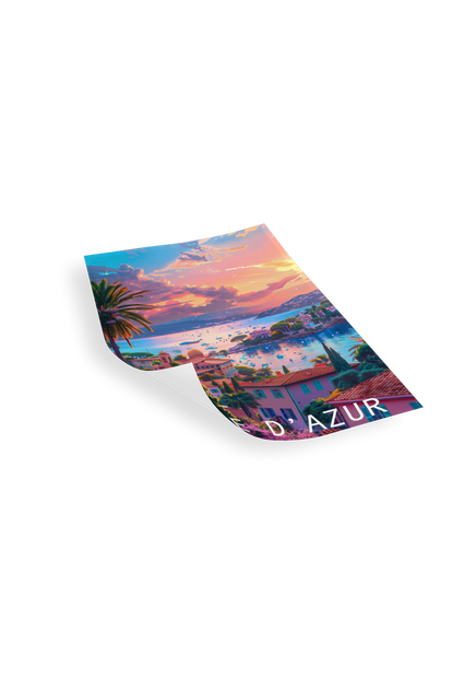 CÔTE D`AZUR - Bilderfolie für LED Rahmen