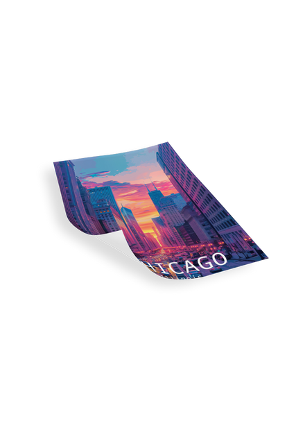 CHICAGO - Bilderfolie für LED Rahmen