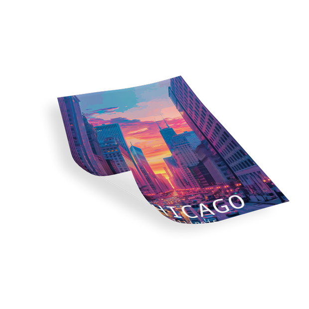 CHICAGO - Bilderfolie für LED Rahmen