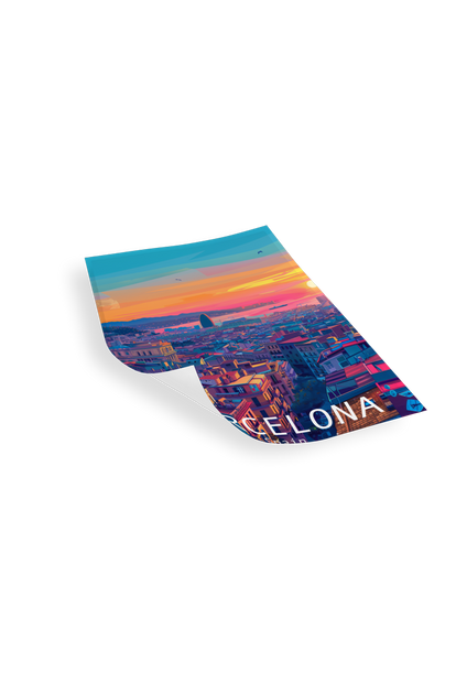 BARCELONA - Bilderfolie für LED Rahmen