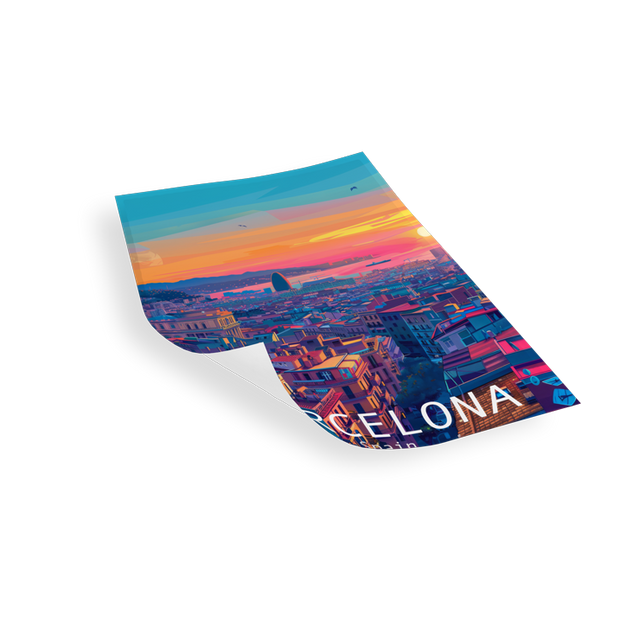 BARCELONA - Bilderfolie für LED Rahmen