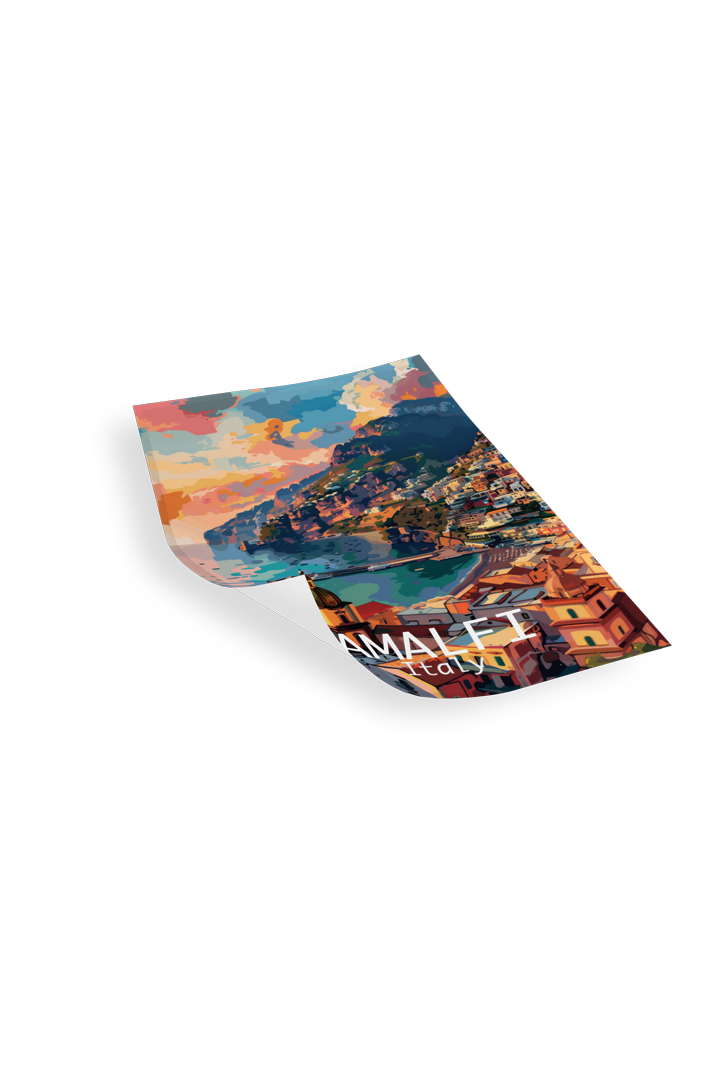 AMALFI COAST - Bilderfolie für LED Rahmen