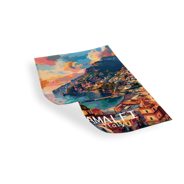 AMALFI COAST - Bilderfolie für LED Rahmen