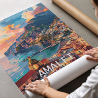 AMALFI COAST - Deskyou Poster