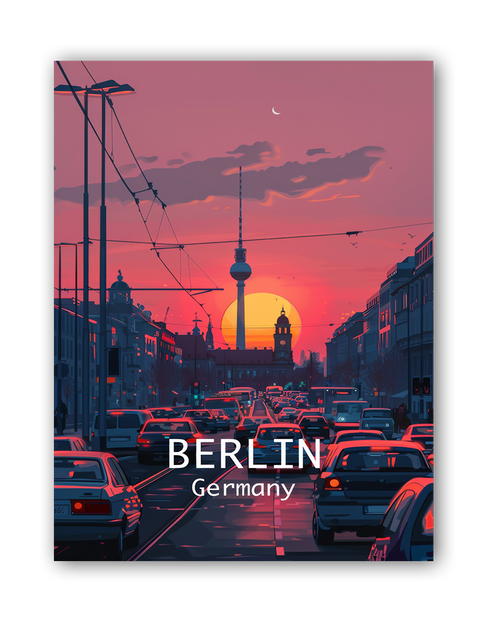 BERLIN - Bilderfolie für LED Rahmen