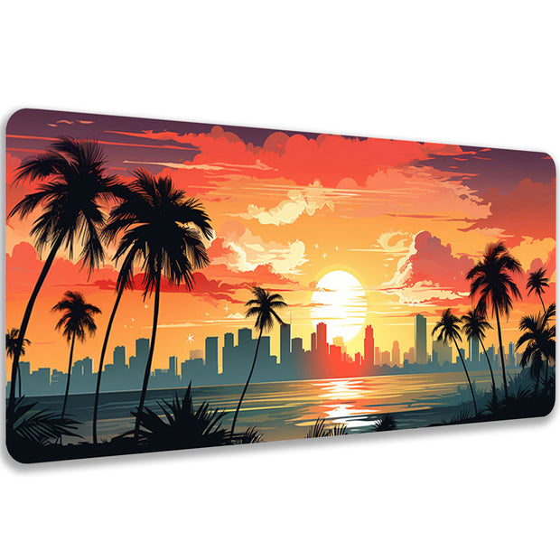 MIAMI BEACH - City Design - XXL Gaming Mauspad