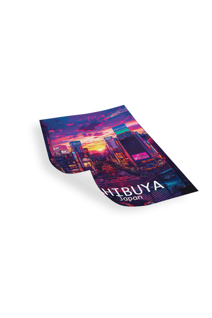 SHIBUYA - Bilderfolie für LED Rahmen