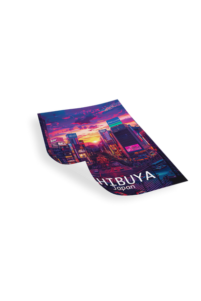 SHIBUYA - Bilderfolie für LED Rahmen