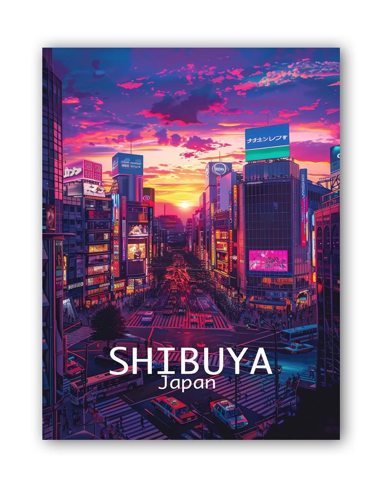SHIBUYA - Bilderfolie für LED Rahmen
