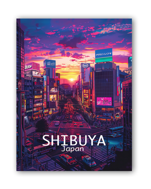 SHIBUYA - Bilderfolie für LED Rahmen