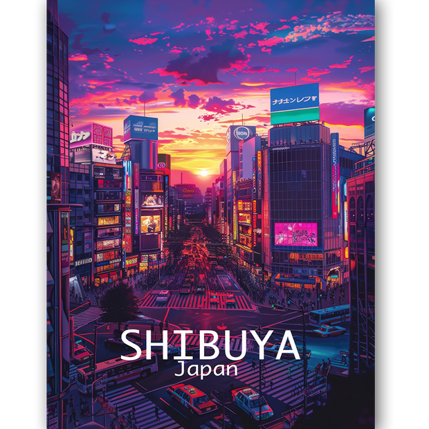 SHIBUYA - Bilderfolie für LED Rahmen