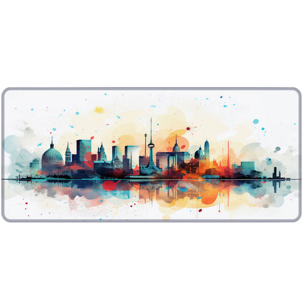 BERLIN SKYLINE - City Design - XXL Gaming Mauspad