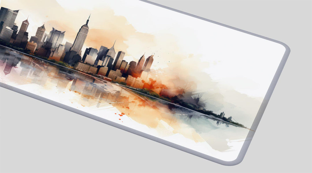 NEW YORK SKYLINE - City Design - XXL Gaming Mauspad