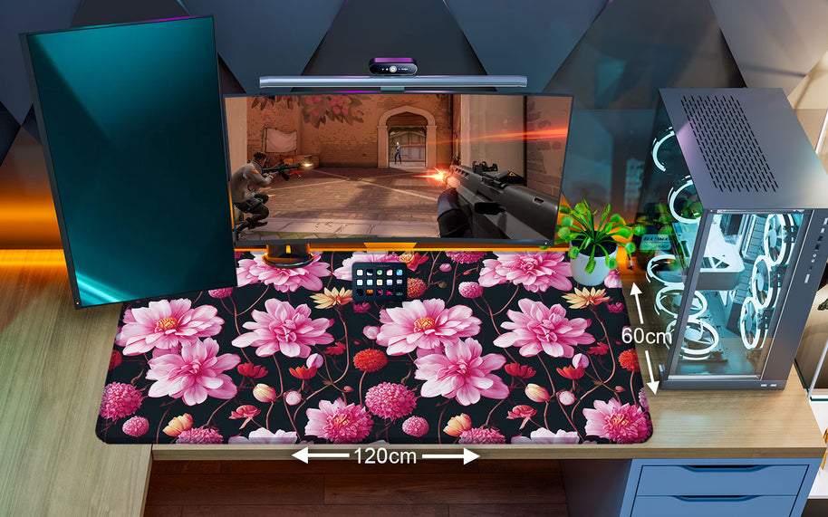 FLOWER PATTERN #22 - XXL Gaming Mauspad