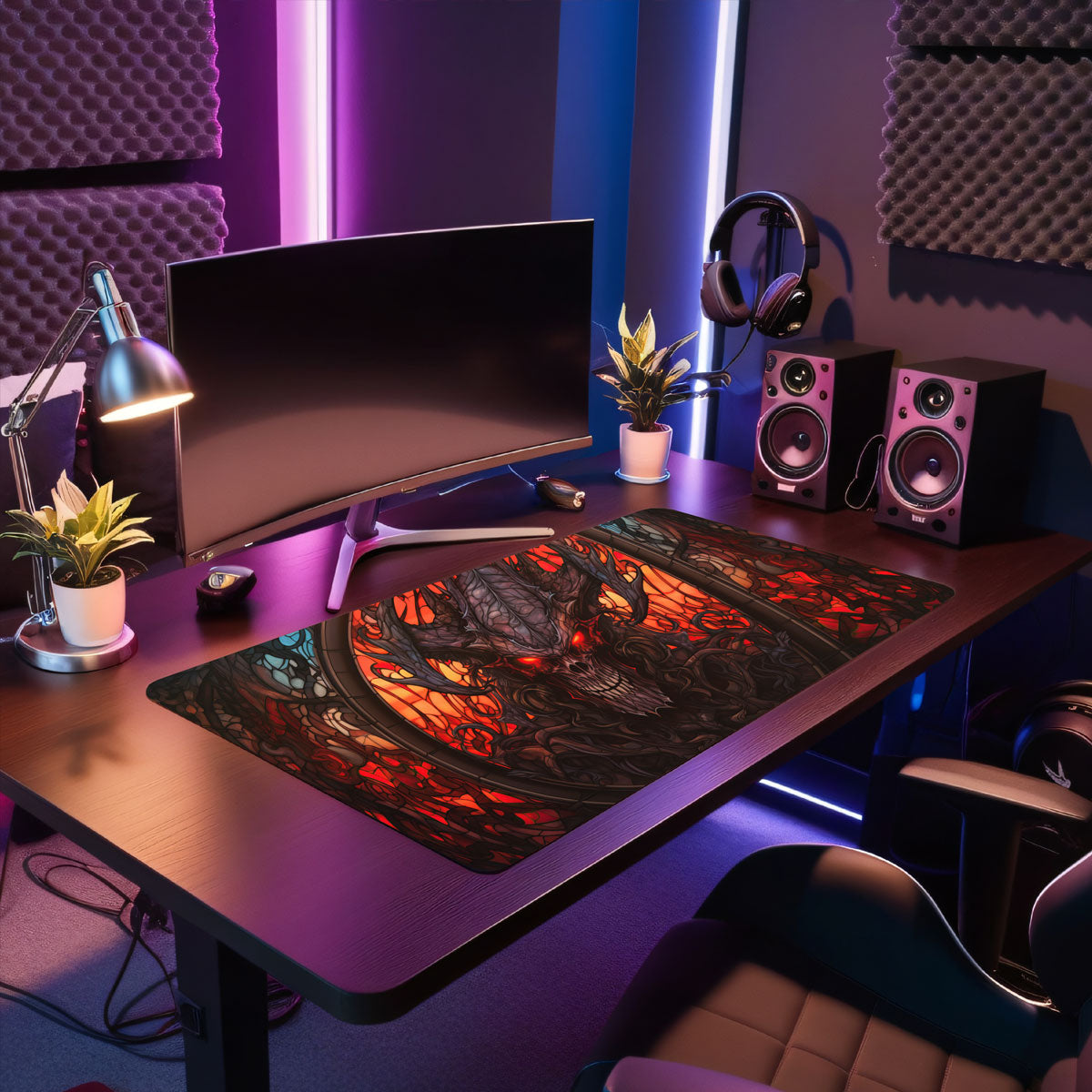 Demon King - Fantasy Design - XXL Gaming Mauspad