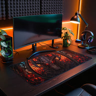 Demon King - Fantasy Design - XXL Gaming Mauspad