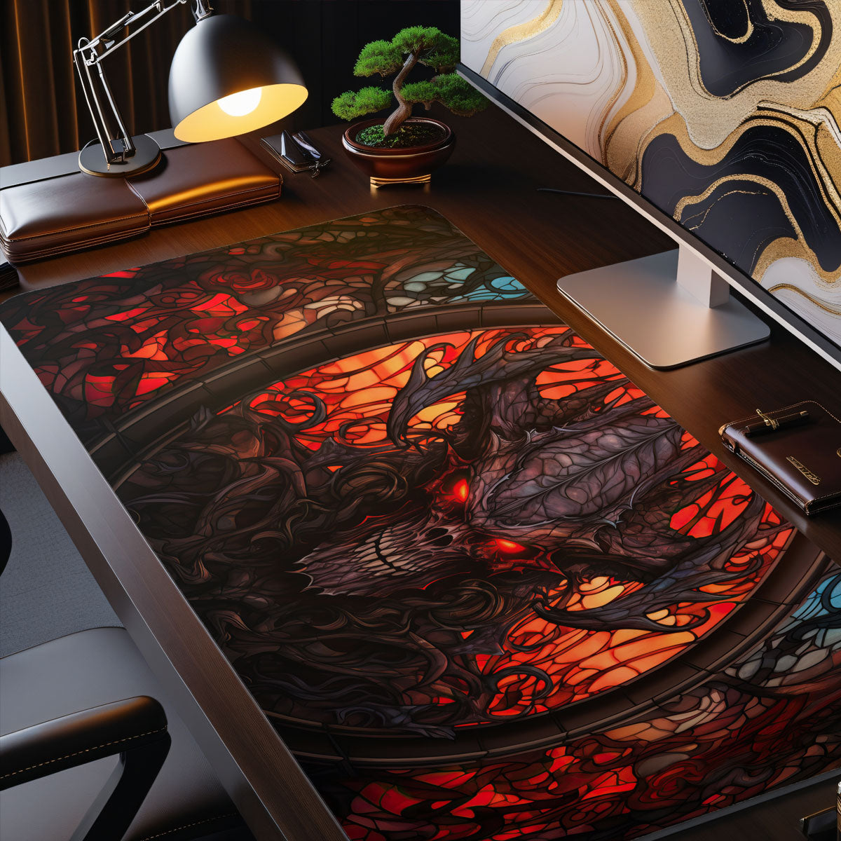 Demon King - Fantasy Design - XXL Gaming Mauspad