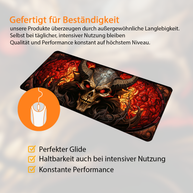 King of Hell - Fantasy Design - XXL Gaming Mauspad