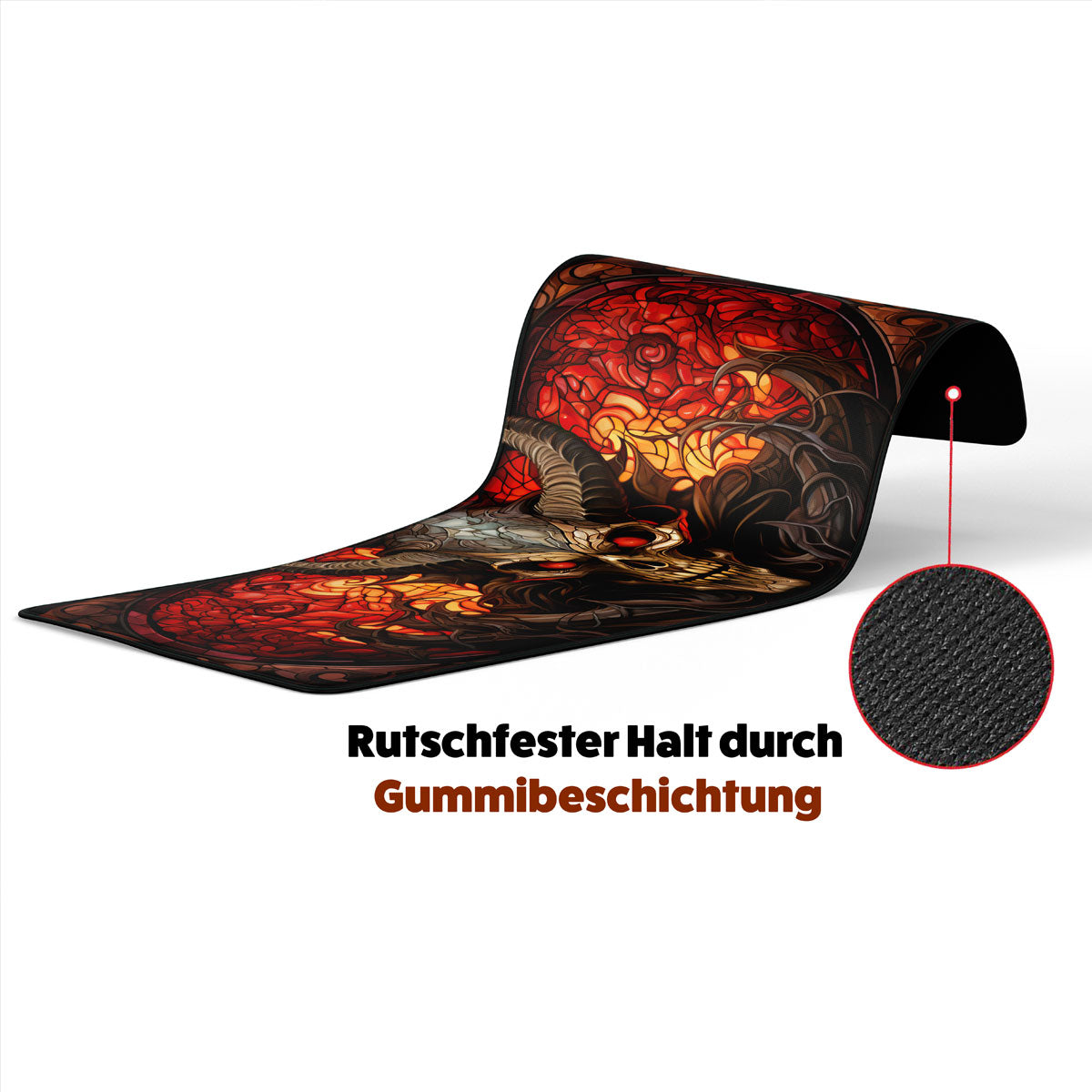 King of Hell - Fantasy Design - XXL Gaming Mauspad