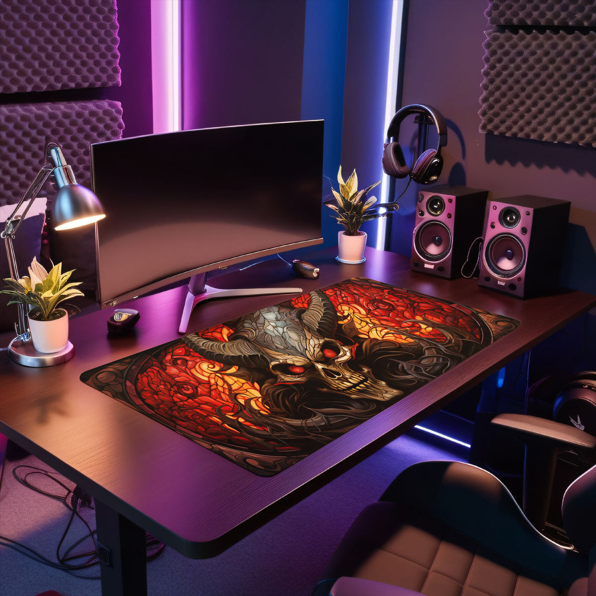 King of Hell - Fantasy Design - XXL Gaming Mauspad