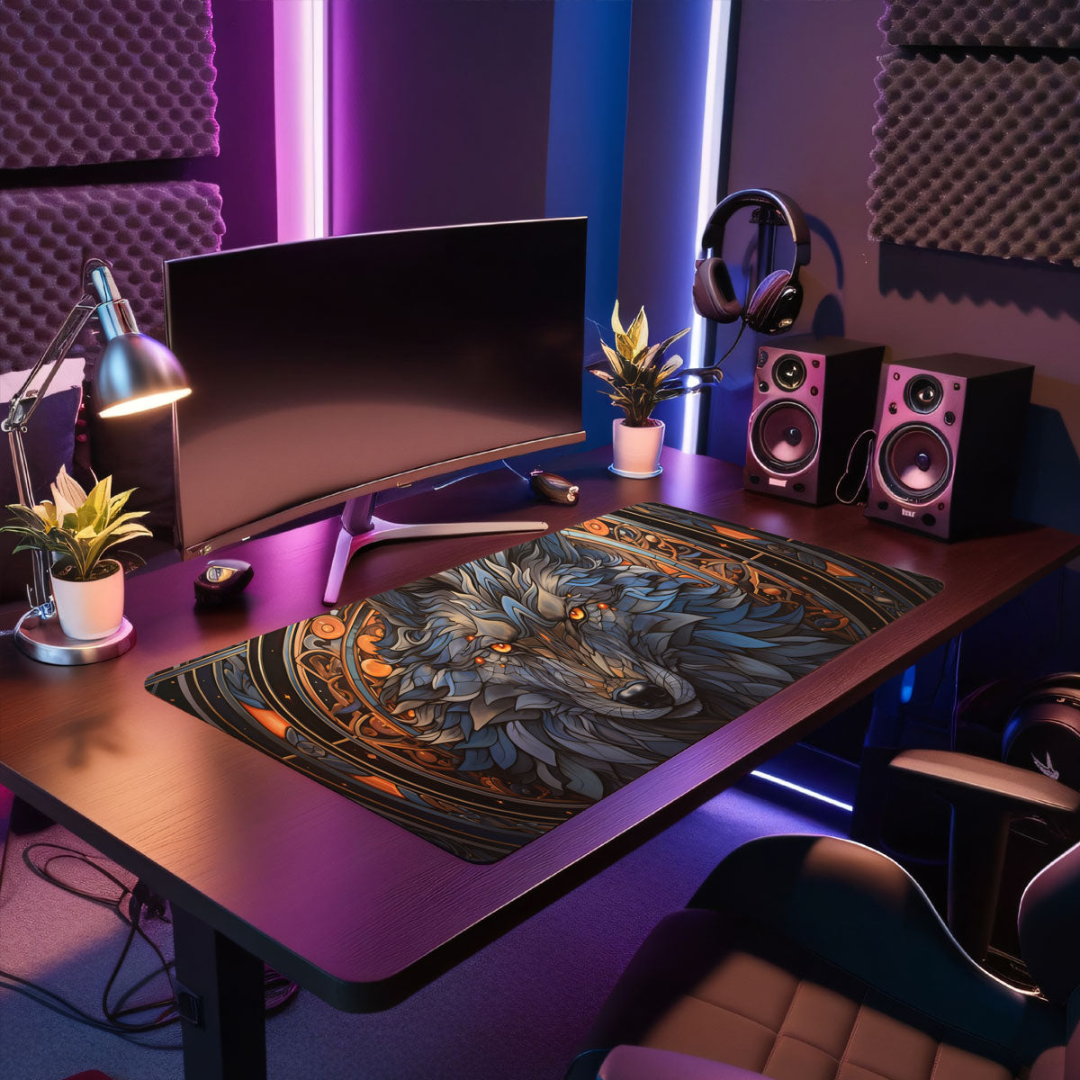 Fenrir - Fantasy Design - XXL Gaming Mauspad