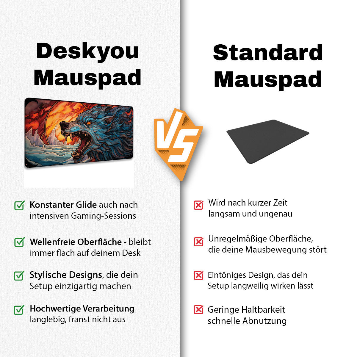 Predator - Fantasy Design - XXL Gaming Mauspad