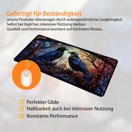 Hugin Munin - Fantasy Design - XXL Gaming Mauspad