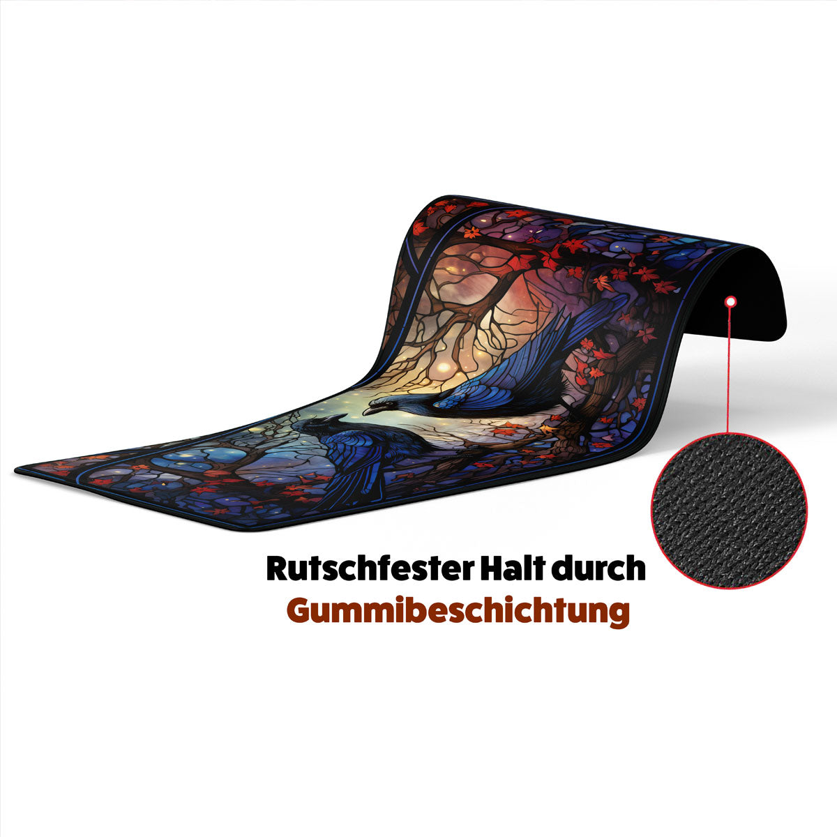 Hugin Munin - Fantasy Design - XXL Gaming Mauspad