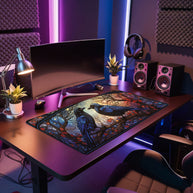 Hugin Munin - Fantasy Design - XXL Gaming Mauspad