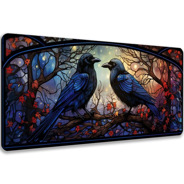 Hugin Munin - Fantasy Design - XXL Gaming Mauspad