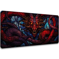 Purple Dragon - Fantasy Design - XXL Gaming Mauspad