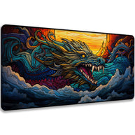 World Serpent - Fantasy Design - XXL Gaming Mauspad