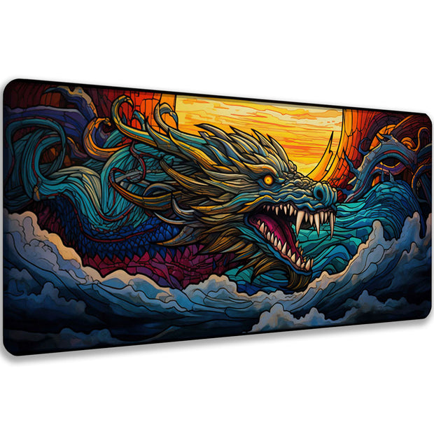 World Serpent - Fantasy Design - XXL Gaming Mauspad