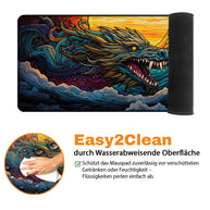 World Serpent - Fantasy Design - XXL Gaming Mauspad