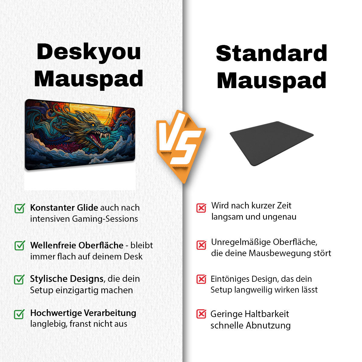 World Serpent - Fantasy Design - XXL Gaming Mauspad